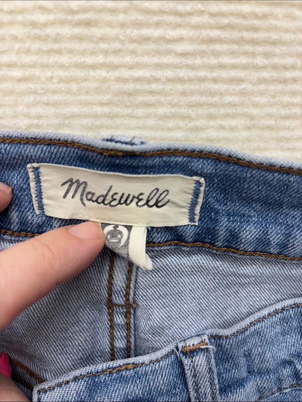 Madewell Classic the perfect vintage straight jean Blue Jeans 26 - Picture 5 of 7
